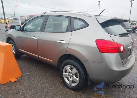 2014 Nissan Rogue Select S из США, поврежденный, VIN JN8AS5MTXEW600615